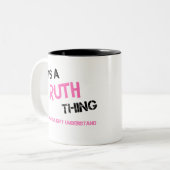 分からないことは無い ツートーンマグカップ (正面左)