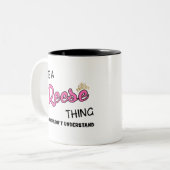 分からないことは言え ツートーンマグカップ (正面左)