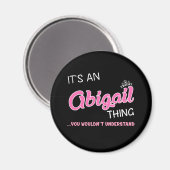 分からないことをアビゲイルに言いなさい マグネット (正面/裏面)