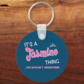 分からないのはジャスミンの物だ キーホルダー (正面)