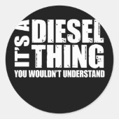 分からないのはディーゼルだ ラウンドシール (正面)