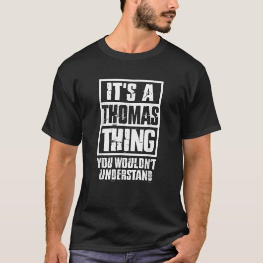 分からないのはトーマスだ Tシャツ (正面)