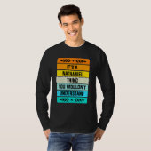 分からないのはナサニエルだ Tシャツ (正面フル)