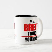 分からないのはブレットだ ツートーンマグカップ (正面右)