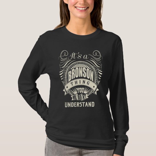 分からないのはブロンソンの話だ Tシャツ (正面)