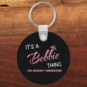 分からないのはボビーの事だ キーホルダー (正面)