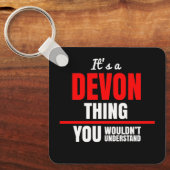 分からないようなデボンの話だ キーホルダー (正面)