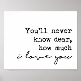 分からないよ親愛 |愛してる ポスター