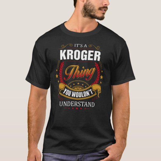 分からない事をKROGERに伝える Tシャツ (正面)
