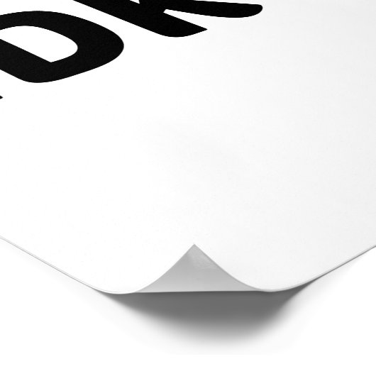 分からない ポスター (角)