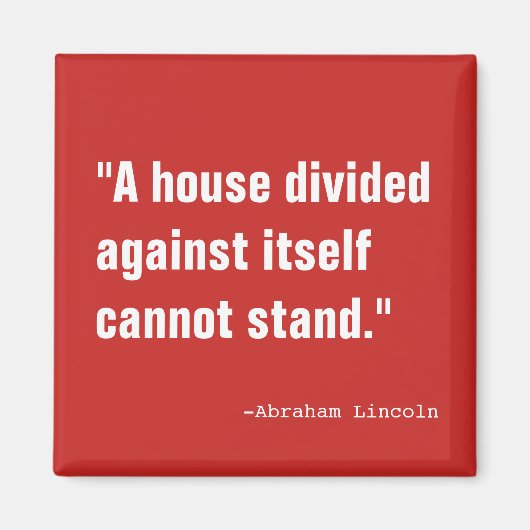 分かれた家 マグネット (正面)