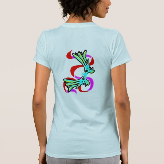 分かれた愛 Tシャツ (裏面)