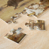 分けられたリングフランシスコJose? de Goyaの闘牛 ジグソーパズル (側面)