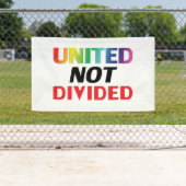 分け統一されたない – 赤、白、青、lgbtq lgbt 横断幕 (インサイチュ)