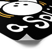 分与え割の対象 – おもしろいボーリング ポスター (角)