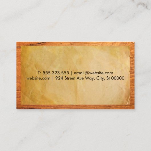 分与紙名刺 名刺 (裏面)