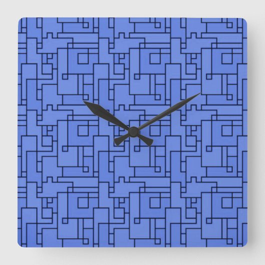 分位9 スクエア壁時計 (正面)