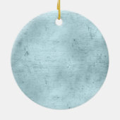 分割つる植物縁どブパーソナライズされたル セラミックオーナメント (裏面)