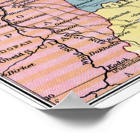 分割アフリカ, 1914 ポスター (角)