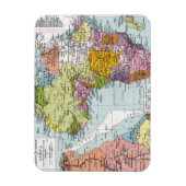 分割アフリカ, 1914 マグネット (縦)