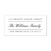 分割エレガントアドレス自己インク入力差出人住所 セルフインキングスタンプ (デザイン)