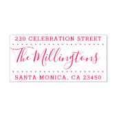 分割エレガントアドレス自己インク入力差出人住所 セルフインキングスタンプ (デザイン)