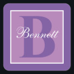 分割エレガントイニシャル スクエアシール<br><div class="desc">分割エレガントイニシャル</div>