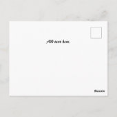 分割クロアチアダルマティアヴィンテージマップ葉書 ポストカード (裏面)