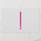 分割バー文具 便箋 (正面)