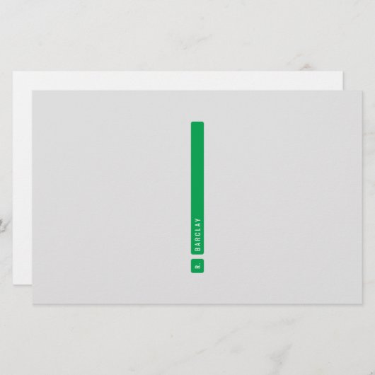 分割バー文具 便箋 (正面/裏面)