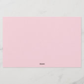 分割バー文具 便箋 (裏面)