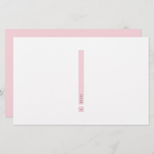 分割バー文具 便箋 (正面/裏面)