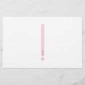 分割バー文具 便箋 (正面)