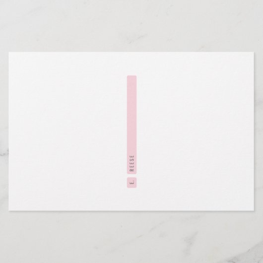 分割バー文具 便箋 (正面)