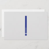 分割バー文具 便箋 (正面/裏面)