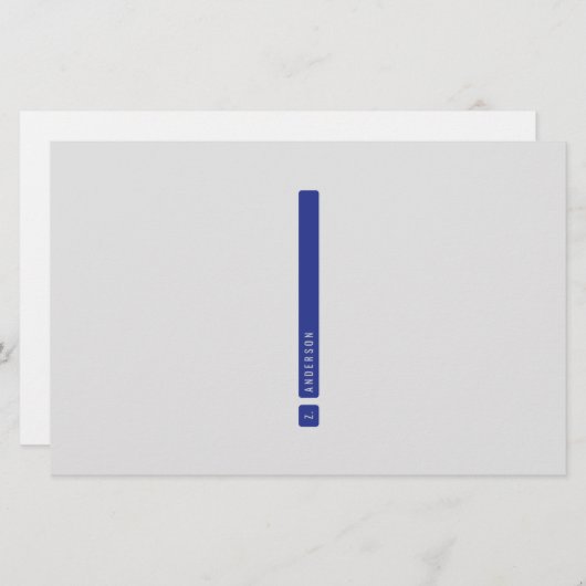 分割バー文具 便箋 (正面/裏面)