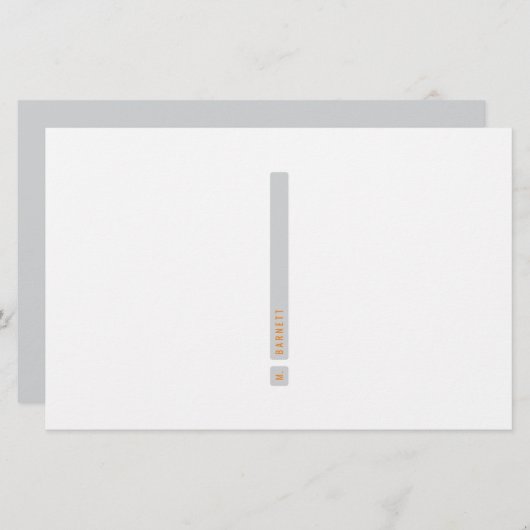 分割バー文具 便箋 (正面/裏面)