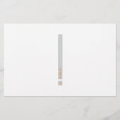 分割バー文具 便箋 (正面)