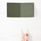 分割モスグリーンテクスチャカスタムバナー 横断幕 (インサイチュ)