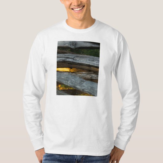 分割レール抽象芸術 Tシャツ (正面)