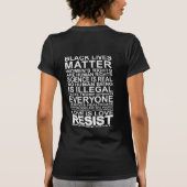 分割不可能なGa1stはティーに抵抗します Tシャツ (裏面)