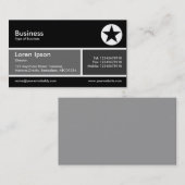 分割帯v2グレーとダークグレー 名刺 (正面/裏面)