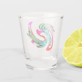 分割愛バラ ショットグラス (裏面)