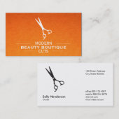 分割機織物勾配の付いた鋏 名刺 (正面/裏面)