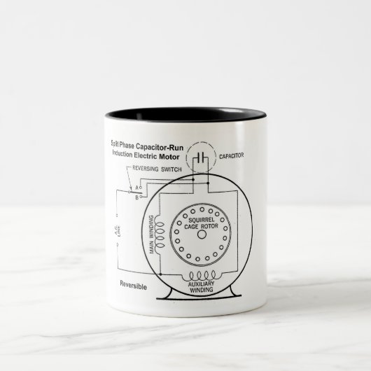 分割相キャパシタ誘導モ走ータ・マグ ツートーンマグカップ (中央)