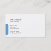 [分割線（スカイブルー）]タブ 名刺 (裏面)