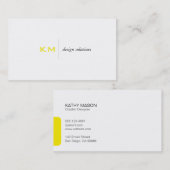 分割線（黄色）タブ 名刺 (正面/裏面)