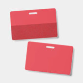 分割赤名前をカスタムするバッジIDラベル バッジ (正面＆裏面)