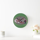 分割走と ラウンド壁時計 (ホーム)