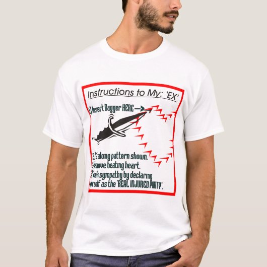 分割-それらの責任にして下さい! Tシャツ (正面)